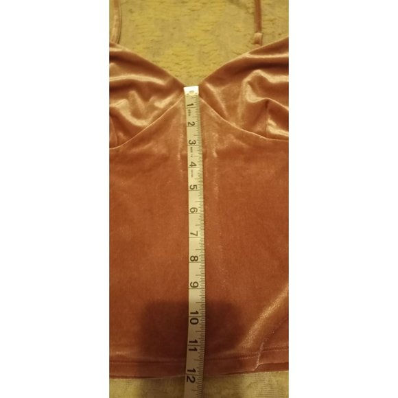 NWOT Wild Fable Velvet Cami Rustic Color Tank Top Size Large - Picture 7 of 10